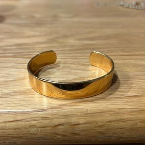 BaubleBar Gold Cuff Bracelet